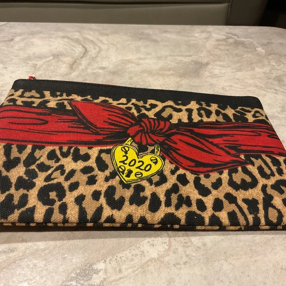 Brighton Canvas Pouch 6”x9” Leopard Print 2020 New